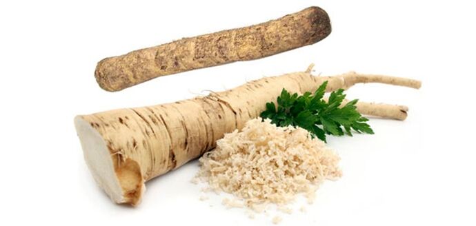 horseradish root for knee inflammation
