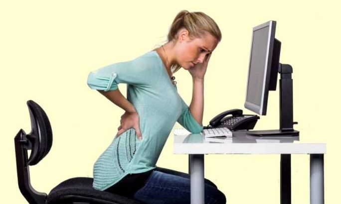 He works on the computer education of osteochondrosis