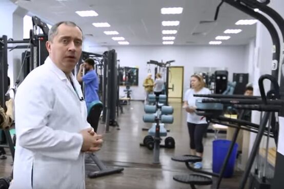Classes in the gym cervical with osteochondrosis